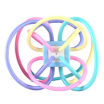 

Puzzle Baby Teether Ball Rattle Baby Molars Solid Teeth Grasping Exercise Hand Grasping Toys Infant Interactive Toys