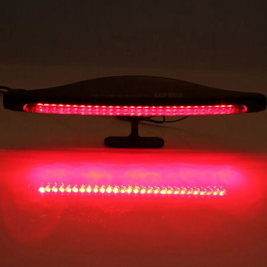 YCCPAUTO Универсальный красный светодиодный дополнительный стоп-сигнал светильник бар 28SMD 12V автомобиль с высоким креплением стоп-сигнала Авто Грузовик хвост третий парковка светильник