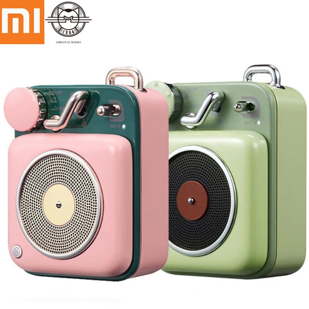 

Original Xiaomi MW Elvis Atomic Record Player B612 Bluetooth Music Mini Audio Wireless Portable Party Camping Speaker Smart Home