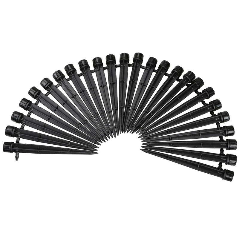 

25pcs Adjustable Drippers Irrigation System Water Flow Irrigation Drippers 360 Degree Emitter Drip Watering Kits