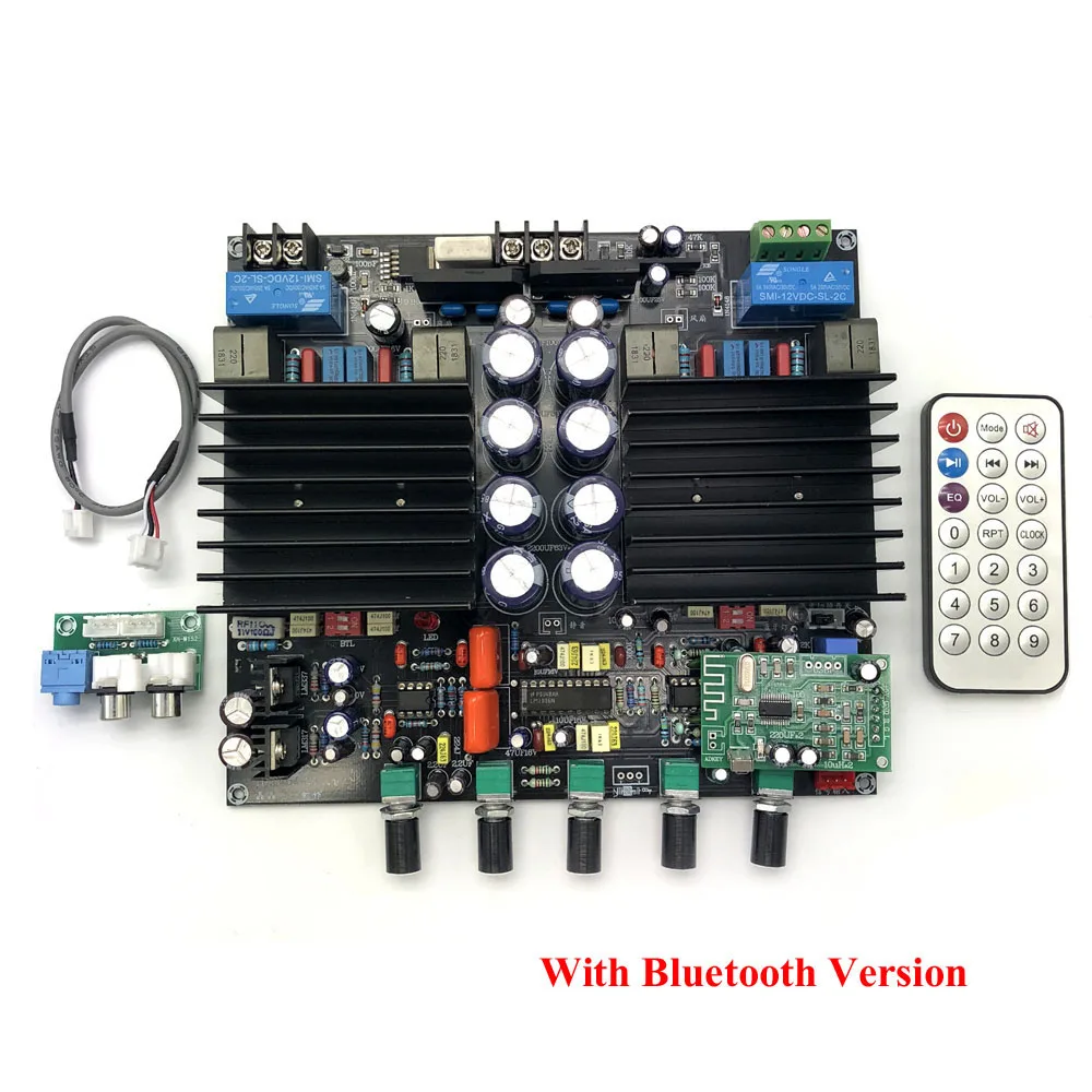 Цифровая плата усилителя Lusya TDA8954TH с bluetooth класс D 210 Вт * 2 стерео предшественник