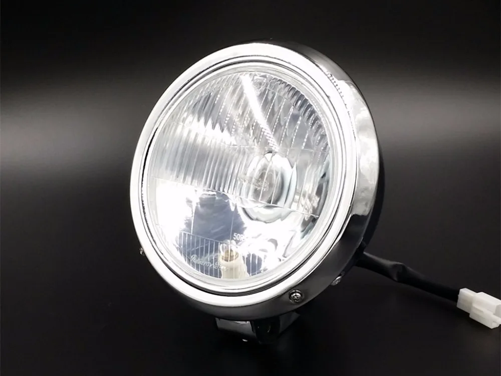 Хромированная фара для Honda REBEL MAGNA CA CMX 250 750 STEED 400 600|headlights for peugeot 206|headlight lamp