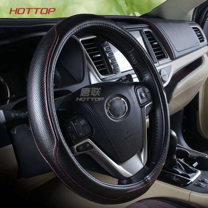 Leather Car Steering Wheel Cover For Toyota Highlander Toyota Camry