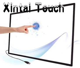 

Free Shiping! 5 pcs 65 inch multi 4 points Infrared touch screen panel overlay kit for kiosk