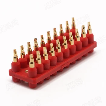 

Amass Round hole double row seat 2*10p round hole pedestal block socket block