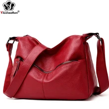 Роскошные сумки, женская сумка на плечо, большая сумка-тоут, Хобо, мягкая кожа, женская сумка через плечо, сумка-мессенджер для женщин