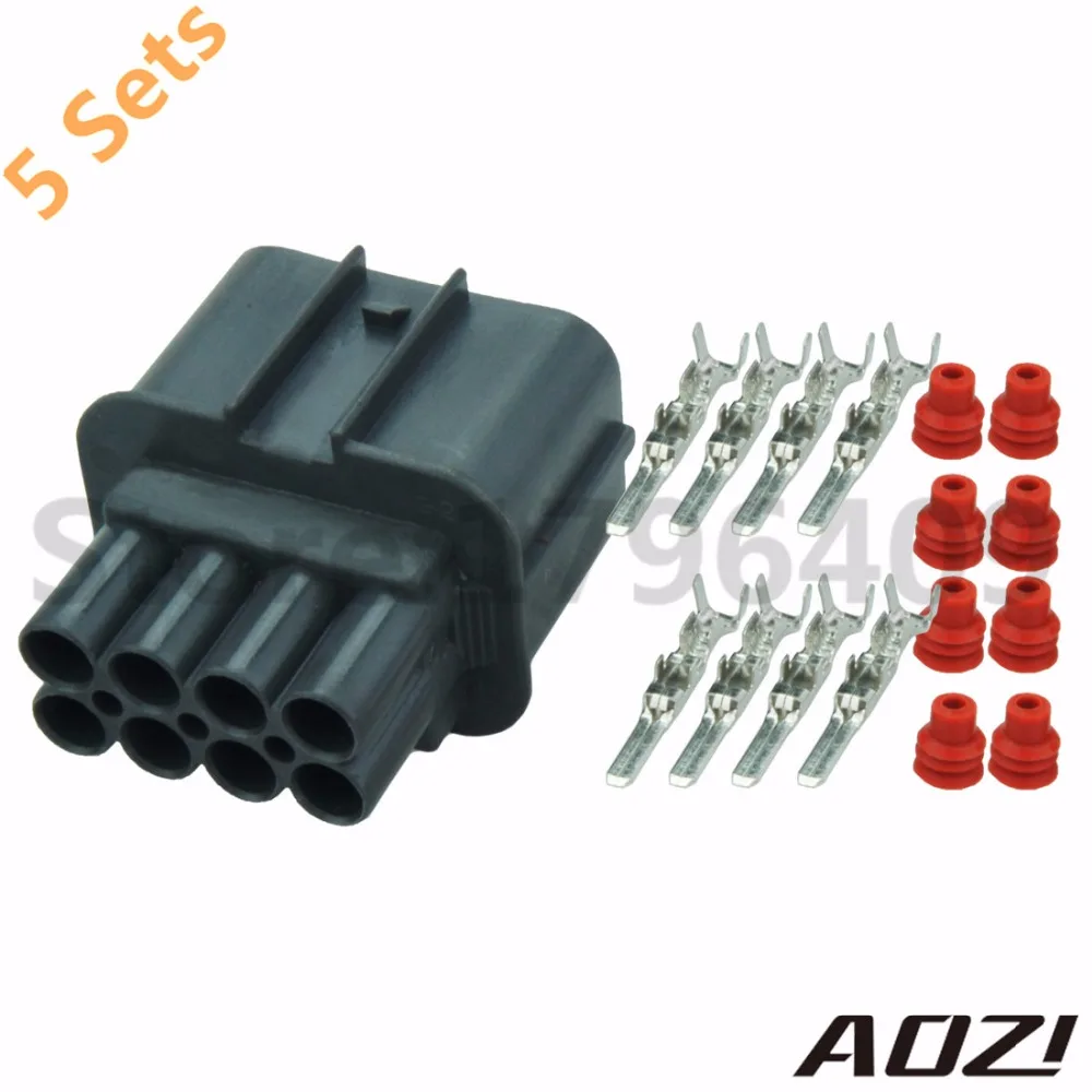 5 sets Kit Automotive Waterproof Connector 6181 0075connector