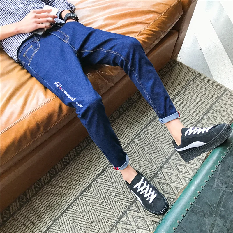 Модные хип-хоп патч Для мужчин ретро Jeans Rap отверстие на молнии мужские байкерские Джинсы Свободные Тонкий уничтожены рваные джинсовые Man Джинсы
