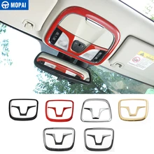 MOPAI ABS Auto Interno di Fronte di Lettura Decorazione Della Lampada Della Luce Della Cornice di Copertura Adesivi Per Jeep Cherokee 2014-2016 Car Styling