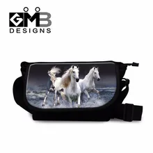 Лошадь 3D печатная Сумка-сэтчел сумки студенческие школьные сумки-мессенджеры лучшая Холщовая Сумка Для Мужчин Книга для подростков сумка