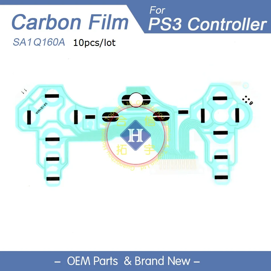 Hothink 10 Pz/Lotto Sostituzione Sa1Q160A Flex Cable Ribbon Circuit Pcb Board Per Controller Ps3 Dualshock 3 Parte Di Riparazione