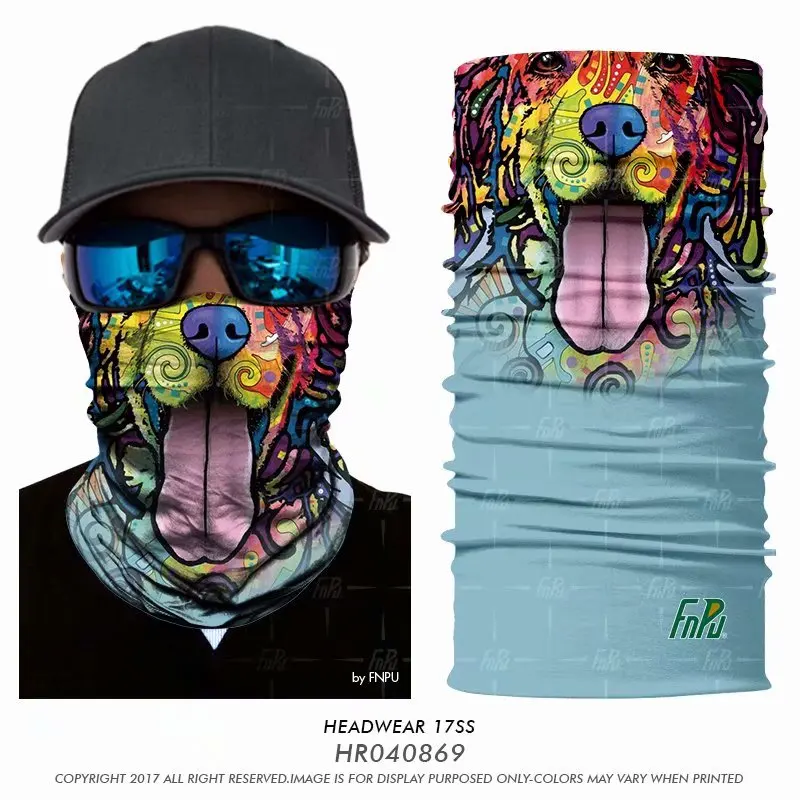 

Magic Wind Proof Face Mask Animal Dog Cat Tiger Panda Pig Monkey Printing Bandanna Cycling Camping Motorcycling Skating