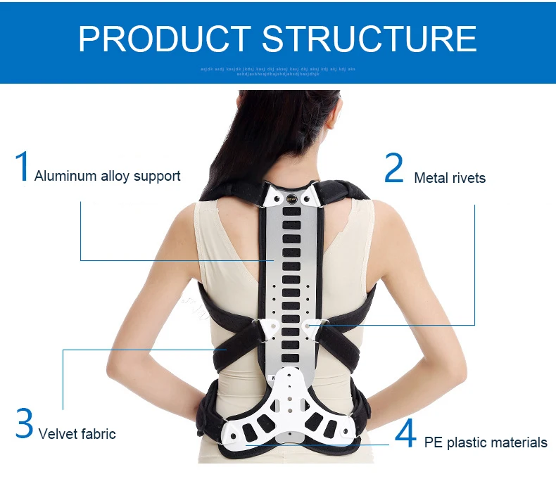 Опер Спинной Ортез фиксация грудного отдела позвоночника коррекция кифоза ребенок горбатый плечевой бандаж анкилозный спондилит поддержка