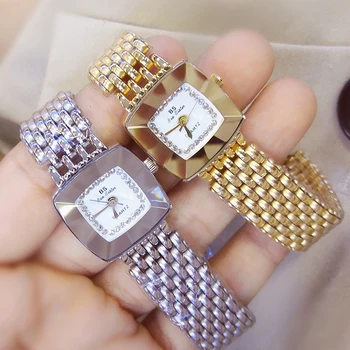 

New Fashion Women Quartz Watch Bling Casual Ladies Life Waterproof Female Gold Quartz Watch Crystal Diamond For Women Clock