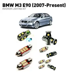 Светодио дный Внутреннее освещение для BMW m3 e90 2007 + 16 pc светодио дный огни для автомобильное освещение комплект автомобильной лампы Canbus