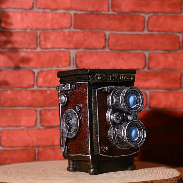 Vintage Table Craft Multifunction Camera Model Craft Storage Box Flower Pot Pen Holder Case Cube Camera Gift Novelty Craft Craft Plaster Craft Gift Bagcraft Buttons Aliexpress