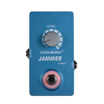 

Coolmusic Electric Guitar Looper Loop Recording Effect Pedal 10min Recording Time with True Bypass Full Metal Shell