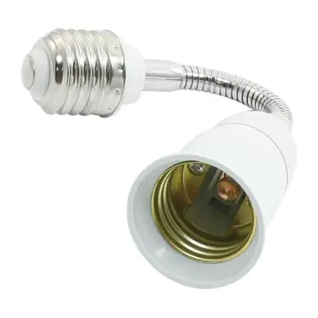 

Light Lamp Bulb Flexible Extension Converter E26 Socket 18cm Long