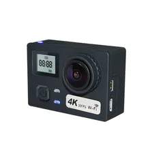 AT-N460 4K 170 Degree Wide Angle Ultra HD WiFi Gyro Anti Shake FPV Action Camera Cam With Remote Control RC Toy Models