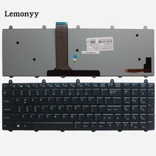 New US Backlit Keyboard For Clevo P150EM P170EM P370EM P570WM P170sm P150sm P370sm P375SM P270WM Black English Laptop Keyboard