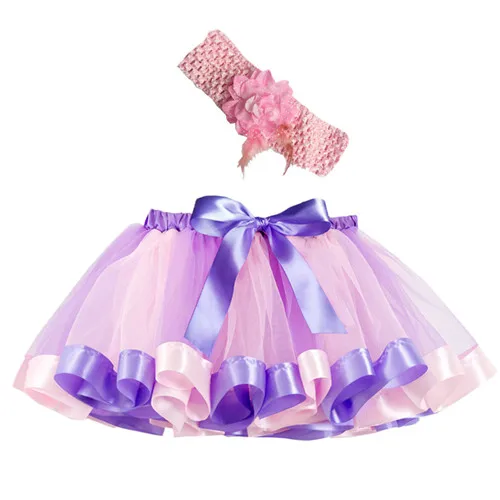ARLONEET Детские юбки-пачки для девочек вечерние танцевальные балетные Детский костюм юбка+ оголовье, набор принцессы От 2 до 11 лет Одежда для девочек 10