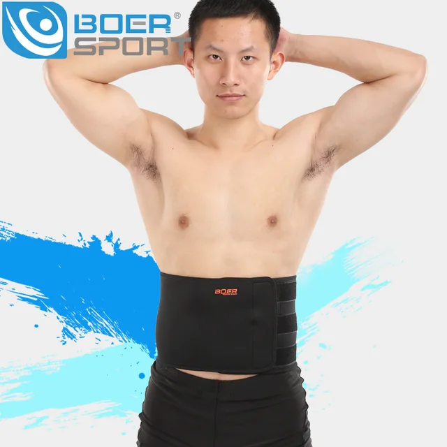 BOER Sports girdle Fitness Breathable Protect the waist Basketball Running Weight Lifting Pressurize waist Protection support