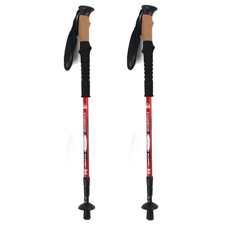 melhor Anti Choque Caminhadas, Caminhadas, Trilha de Trekking Pólos de Caminhada Nórdica Telescópica Nórdicos Bengalas Caminhadas Equipamento