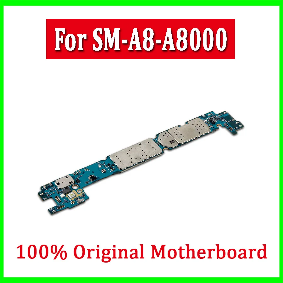 

with Android System for Samsung Galaxy A8 A8000 Motherboard,Original unlocked Logic Boards with full chips good working