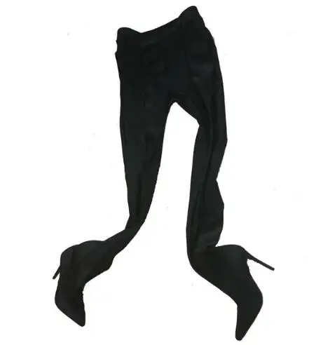 

European American Elastic Stocks Pants Boots Sexy Stretch Over The Knee Long Boots Fashion Women Large Size Thin Heels Boots
