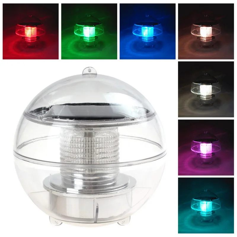 

Outdoor Solar Color Changing LED Floating Lights Pond Pool Path Driveway Patio Flowerbeds Landscape Ball Lamp
