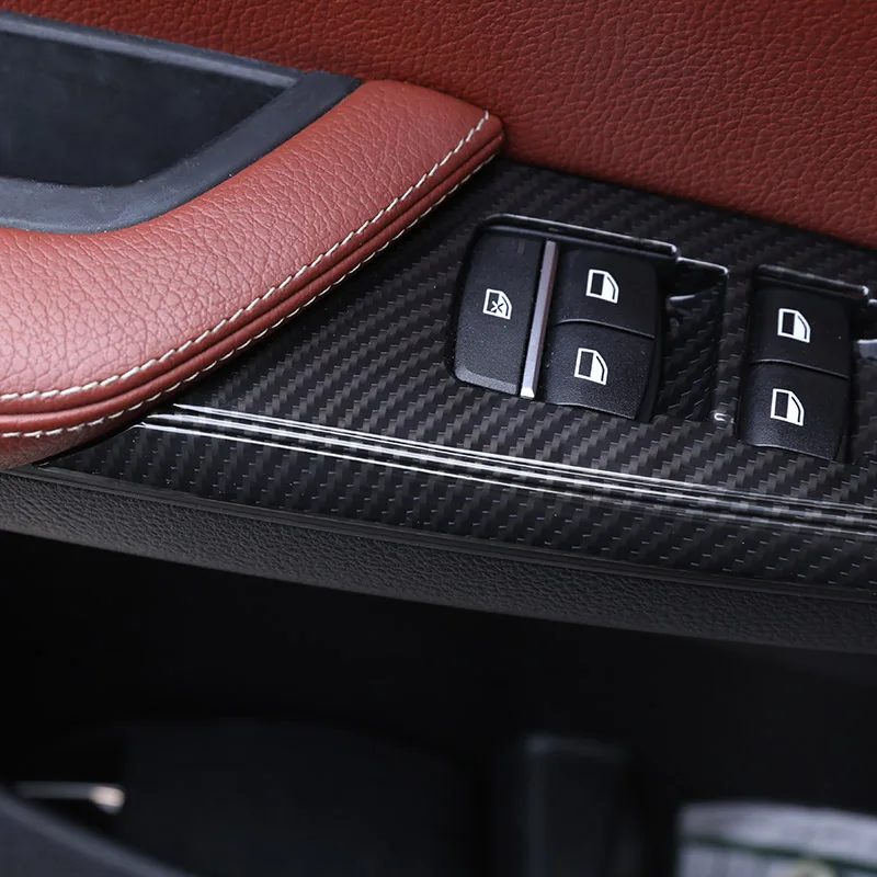 4 шт. кнопки из углеродного волокна для BMW X3/X4/F25/F26 2012 2017|Лепнина интерьера| |