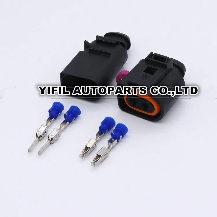 AUDI VW Skoda Passat VAG 2 Pin Sealed Female JPT PLUG connector 1J0973722