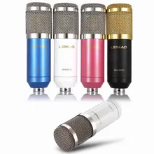 D’origine Professionnelle BM 800 bm800 Condenseur À Son Enregistrement Microphone avec Shock Mount pour Radio Braodcasting Chant Noir
