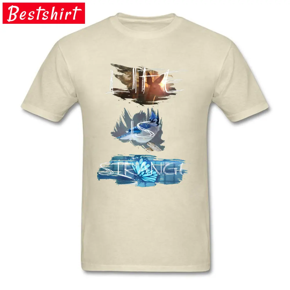 Strange -990 Latest Short Sleeve Design Tshirts 100% Cotton Round Collar Men's Tees Comics Sweatshirts Summer/Autumn Strange -990 beige
