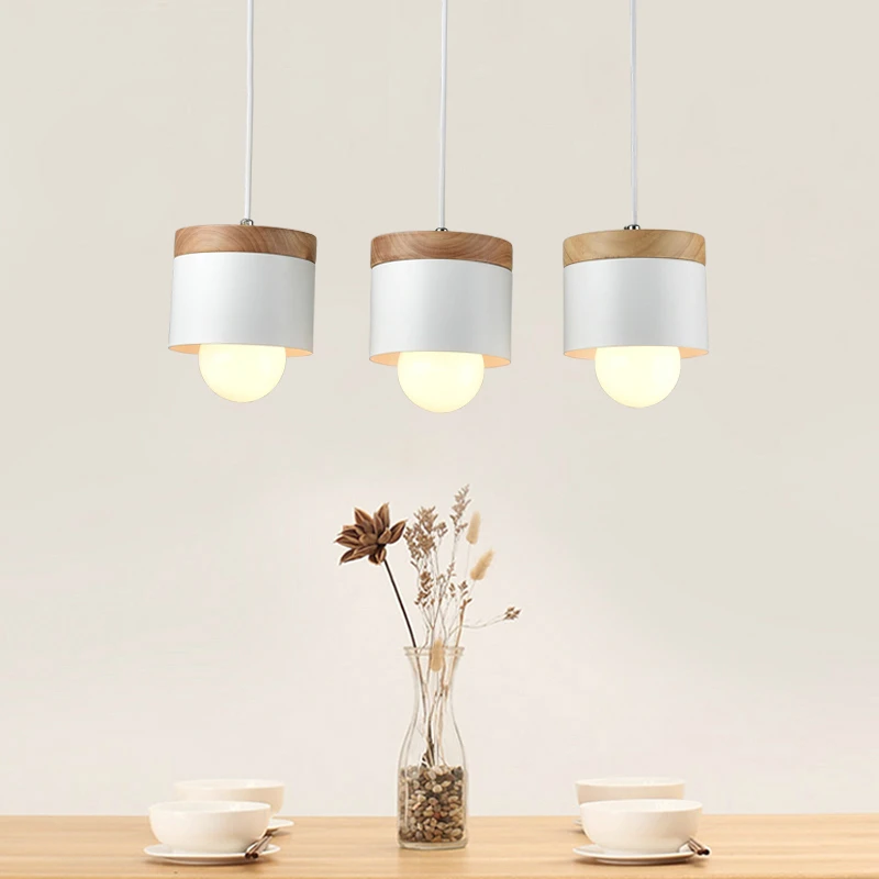 Loft Holz Pendelleuchten Schlafzimmer E27 Edison Birne Lampe Dekoration Kunst Designer Glanz Retro Wood Pendant Light Designer Wooden Pendant Lightsdesigner Pendant Light Aliexpress