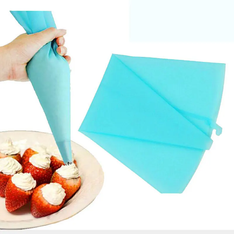 1PCS Silicone Reusable Icing Piping Cream Pastry Bag Cake Decorating Tool DIY Cupcake Patisserie