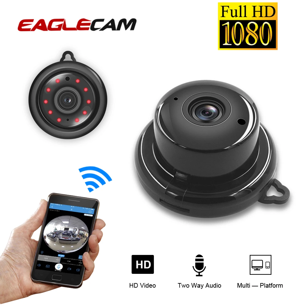 

Full HD 1080P Mini Wireless WIFI IP Camera Mini Camcorders Kits for Home Security CCTV Super Infrared Night Vision Motion Audio