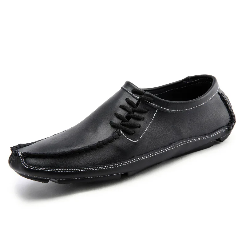 

2019 Brand Men Casual Shoes Genuine Leather Men Flats Soft Oxford Shoes Top Quality Outdoor Shoes Men Sneakers