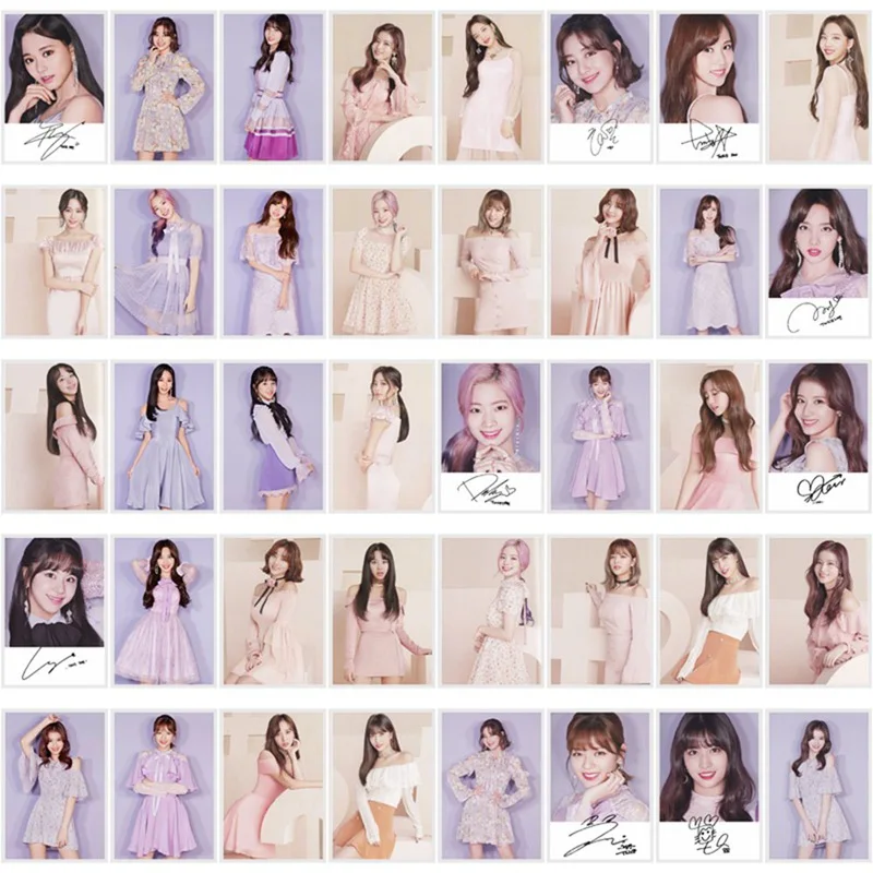 

Kpop Twice Twice2 Lomo Photo Card Collective Cards Momo Sana Collective Cards New Japanese Album HD Photocard 40pcs/set