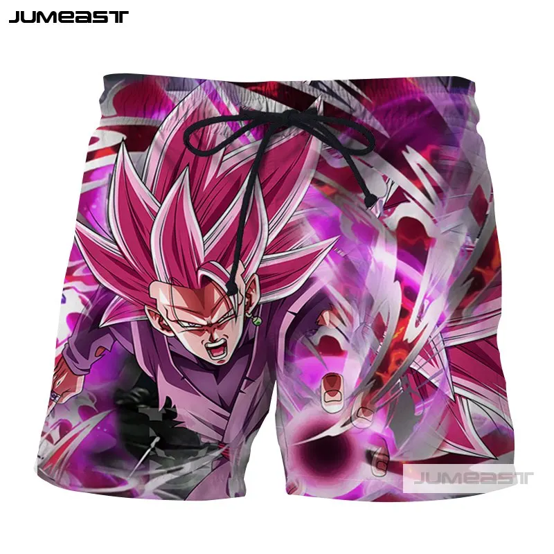 Jumeast 3D принт японского аниме Dragon Ball супер короткие штаны крутой узор для мужчин/женщин свободный размер Короткие Новинка бордшорты