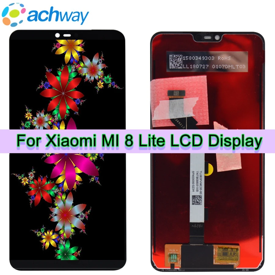 

Original Display Xiaomi Mi 8 Lite LCD Display Touch Screen 6.26" HD Digitizer Assembly Replacement Xiaomi Mi 8 Youth 8 Lite LCD