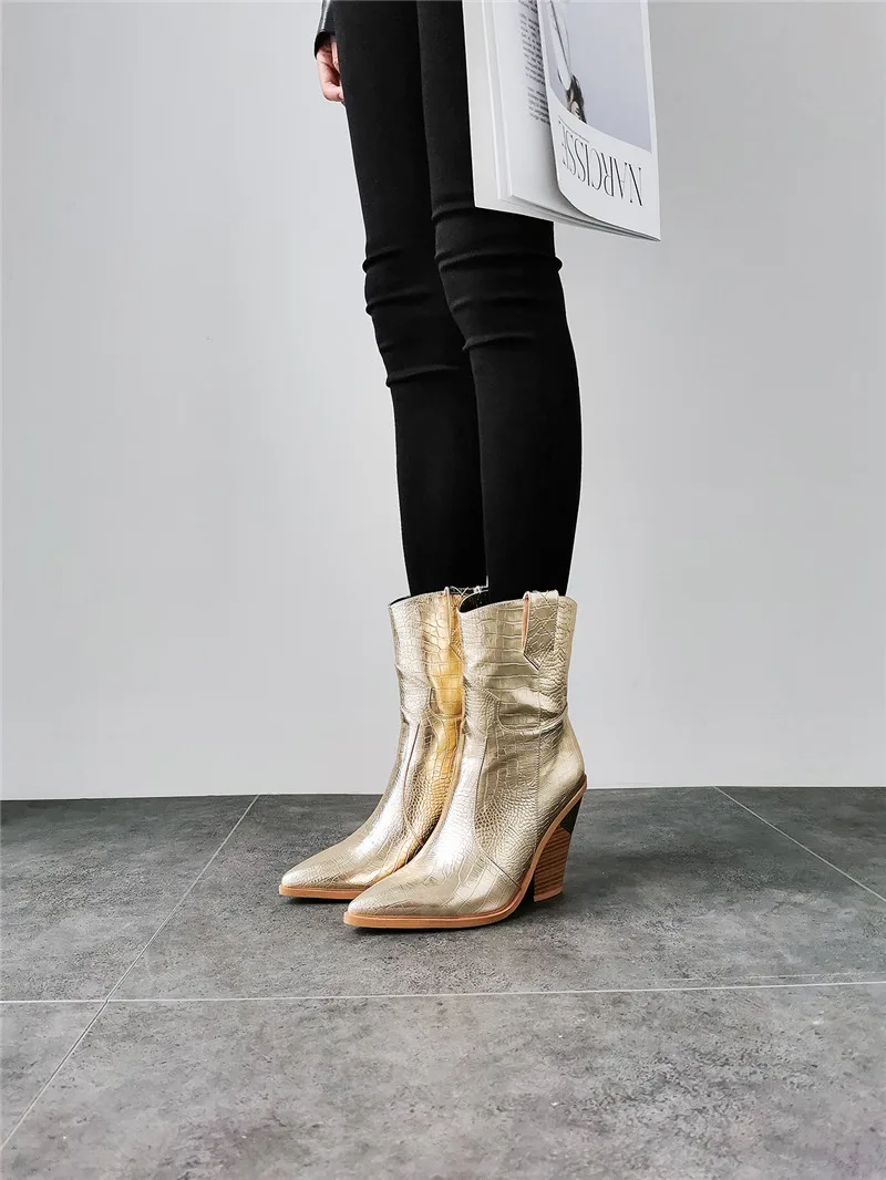Prova Perfetto; коллекция года; сезон осень-зима; Модные женские ботинки из натуральной кожи; удобные мягкие кожаные ботинки; Mujer; популярные пикантные ботинки на высоком каблуке