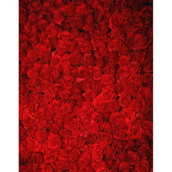 

5X7ft Thin vinyl red rose flowers photography backgrounds for wedding photo studio photographic backdrop