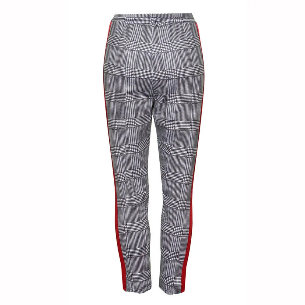 YJSFG HOUSE Fashion Womens Pencil Pants Strip Skinny High Waist Ladies Stretch Pencil Pants Trouser Female Autumn Plaid Pants YJSFG HOUSE Fashion Womens Pencil Pants Strip Skinny High Waist Ladies Stretch Pencil Pants Trouser Female Autumn Plaid Pants