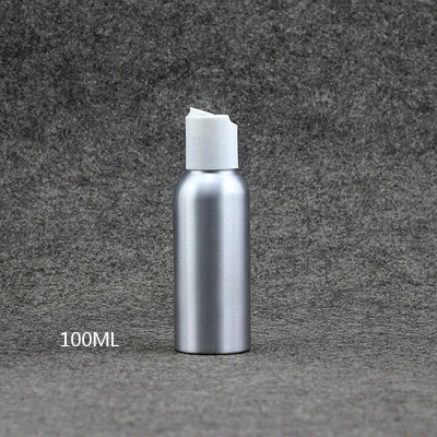 30 мл-500 мл пресс-крышка, алюминиевая бутылка для шампуня, пустой косметический контейнер для лосьона с винтовой крышкой - Цвет: 100ml White
