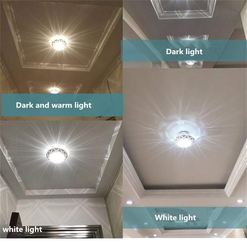 Luzes de Entrada Luz do Corredor Redonda Moderna Lanterna 5w - 1w Superfície Acrílico Incorporado Luz Varanda Simples li Ac220v Led 8 Ac220v redonda moderna led lanterna 5w 1w