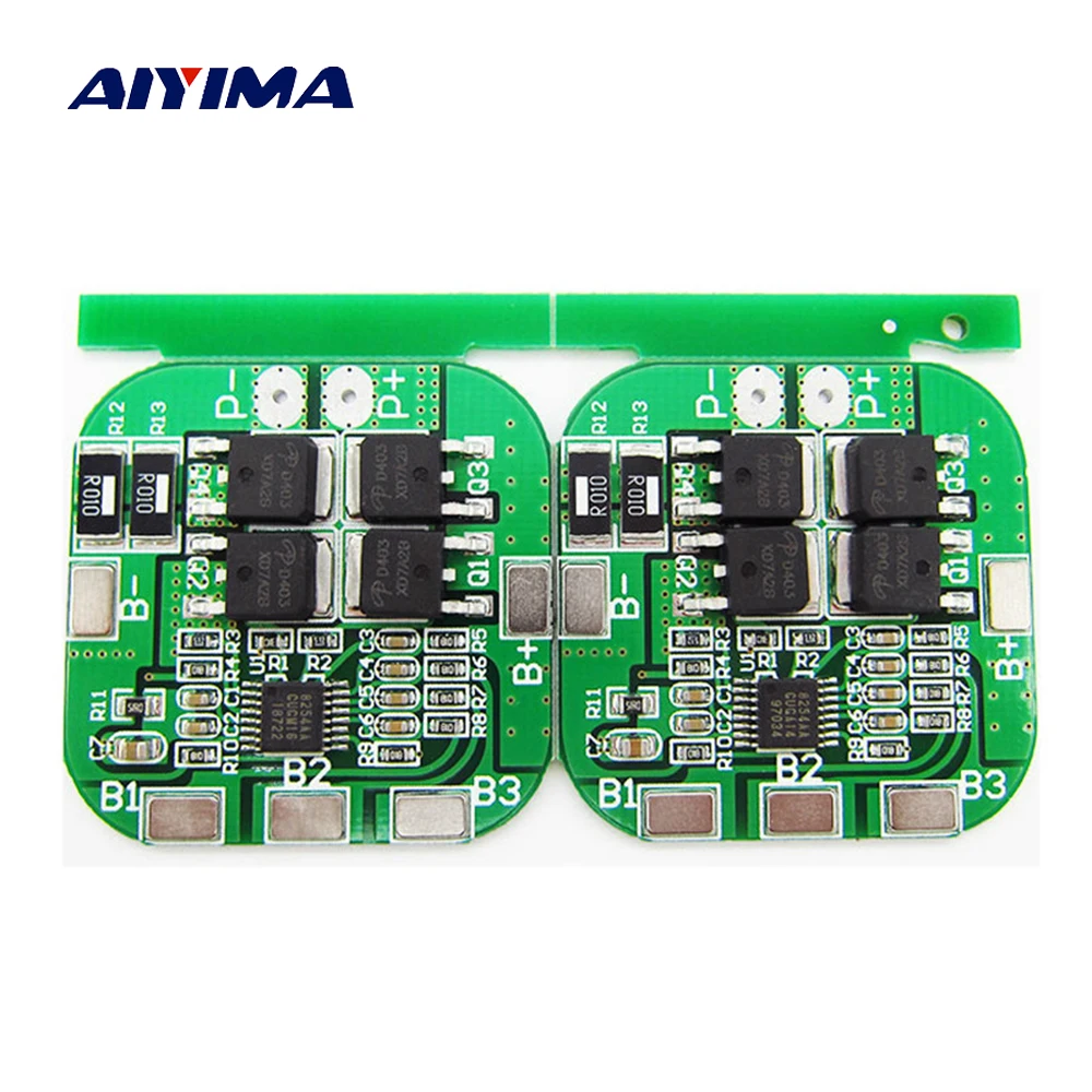 Aiyima 2 PC 4S 14 8 V 20A высокотоковый литий ионный литиевый аккумулятор BMS 18650 зарядное