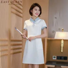 Салон красоты Массажная Форма платье Клиническая косметолога Униформа женские платья DD1319