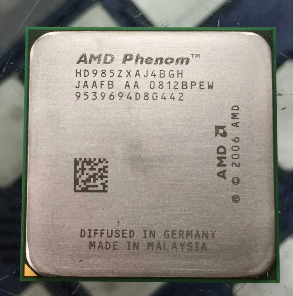 Процессор AMD cpu Phenom X4 9850 2,5G K10 Socket AM2+/940 Pin/Dual-CORE/2 MB L3 cache/(Рабочая