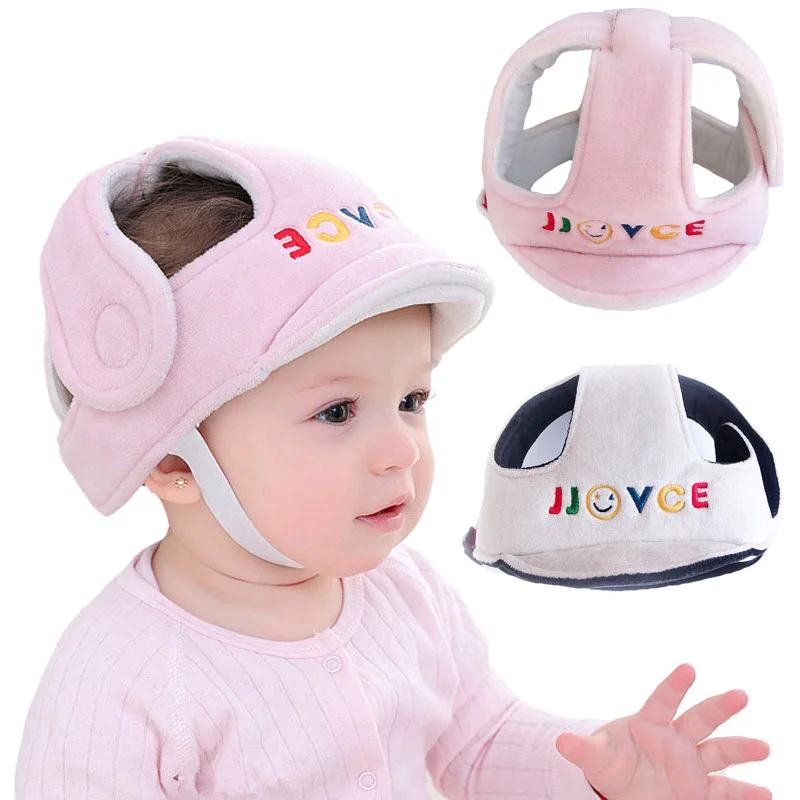 

New Adjustable Baby Safety Cap Anti-collision Protective Hat Learn To Walk Helmet Boys GirlSoft Comfortable Head Protector Hats